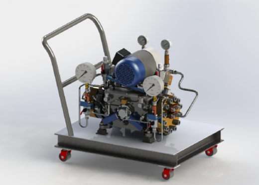 This kind of displacement compressor with special structure