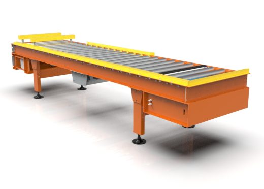 3D design of lifting and transplanting roller conveyor